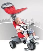 Уникальный 4 в 1 Smart trike Recliner велосипед - коляска для деток 