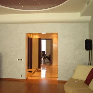 ДЕКОРАТИВНАЯ ОТДЕЛКА,  ПОКЛЕЙКА ОБОЕВ