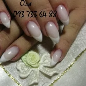 Наращивание ногтей на дому.Гель. Акрил. Киев.Цена. Фото.