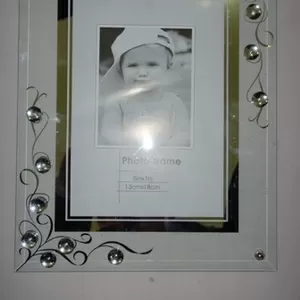 Продам рамочки для фотографий из стекла 10х15,  с бижутерией. 