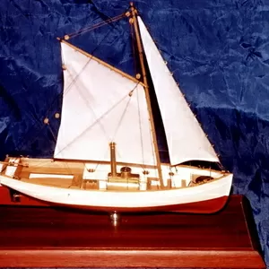 Модель парового катера 