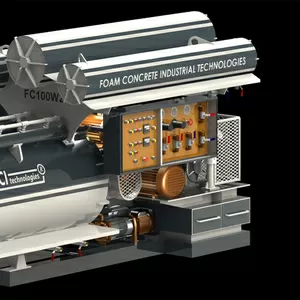 Пенобетон. Оборудование. Мобильный строительный комплекс FC100W2