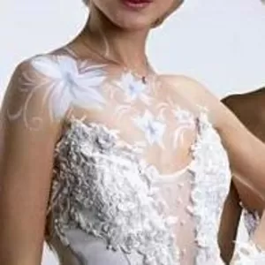 Свадебный боди-арт. Оригинальное украшение для невесты!