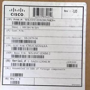 Сервисный модуль- Cisco Catalyst 6500 IDSM-2 Module WS-SVC-IDS2BUNK9=