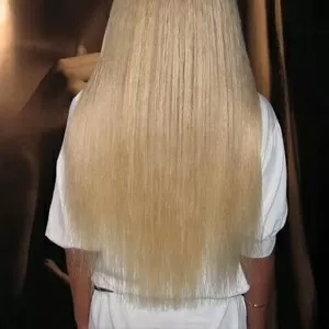 Наращивание волос в Киеве. Итальянская технология.