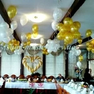 Воздушные шары с гелием Киев,  шары на свадьбу в Киеве