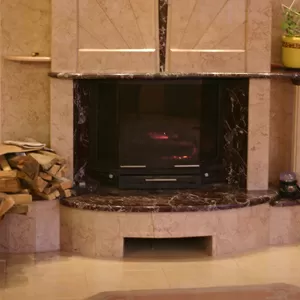 Камин из Мрамора Киев. Камин Мраморный  Киев. Мраморный Камин Киев.