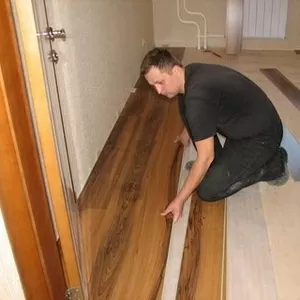 Укладка ламината обычным способом