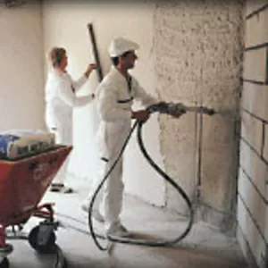 машинная штукатурка,  штукатурные работы,  гипсовая штукатурка