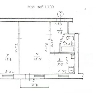 продаю2х комнатную квартиру в р-не Авиоцентра