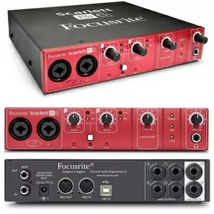 Focusrite Scarlett 8i6 Аудио интерфейс в кредит