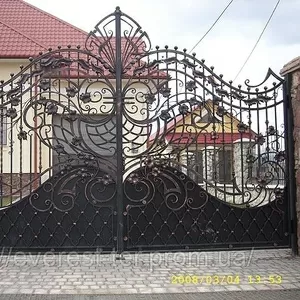 ковані ворота, мангали 
