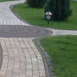 Мощение тротуарного камня