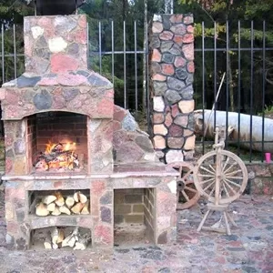 Камины, печи, барбекю.