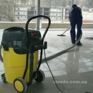 Уборка помещения после ремонта. Послестроительная уборка. Мойка окон