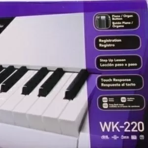 CASIO WK-220 Синтезатор с обучающей системой цена 3900