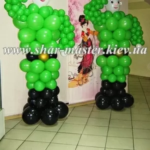 Воздушные шары на 23 февраля Киев,  камуфляжные шары с гелием,  доставка