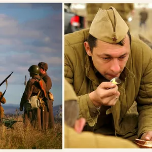 Организация полевой кухни в героических местах