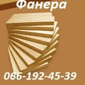 Фанера влагостойкая,  ламинированная 1250х2500,  1500х3000мм.