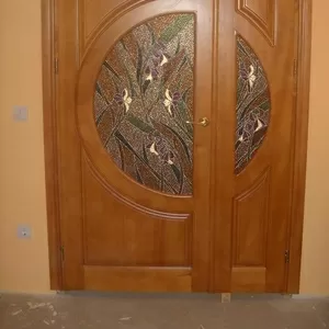 Соснові двері під замовлення 