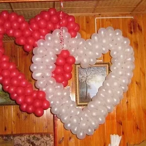 Украшение воздушными шарами