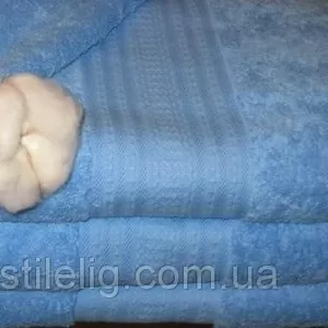 Махровые полотенца гладкокрашеные 40х80 