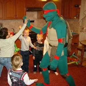 Аниматор Черепашка-нинзя на День Роджения. Услуги. Фото-видео