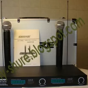 Купить Shure LX88-3 2 радиомикрофона SM58 цифр. дисплей Киев цена 850 