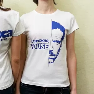 Печать на Футболках от 9 грн/шт.