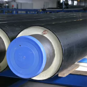 Труби попередньо теплоізольовані спіненим поліуретаном 