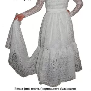 Платье белое гипюровое (44-46) – два в одном