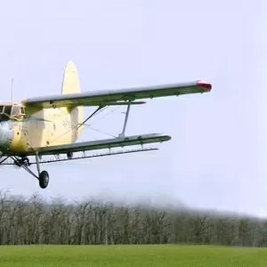 Химическая обработка полей самолетом