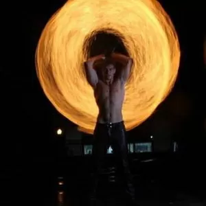 Огненное шоу.