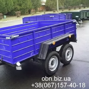 Прицепы двухосные от 8400 грн. Бесплатная доставка по всей Украине.