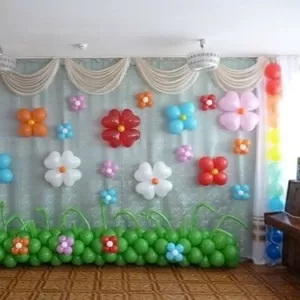 Оформление воздушными шарами