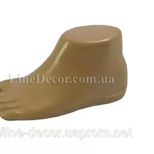 манекен женский  ступня объемная с подошвой 