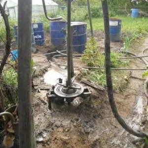 Бурение скважины для откачки воды