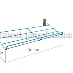 D 638a Полка для обуви наклонная (663мм) - 06