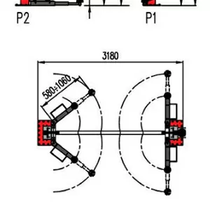 Подъемник на 3, 2 т с нижней синхронизацией PDCH 32 V SICE (Италия)