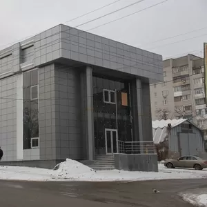 Вентилируемый стальной фасад