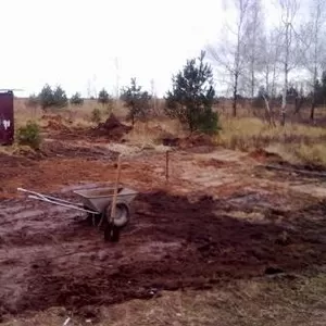 Подсыпка,  выравнивание участка