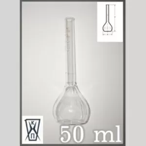 Колба мерная плоскодонная,  50 мл