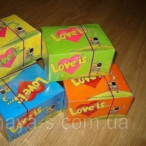 Что подарить на праздник? Жевательная резинка Love is. Сюрприз любимой