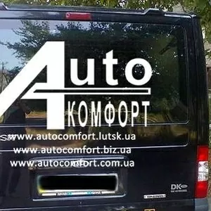 Заднее стекло (ляда) с электрообогревом на Ford Transit 2000-