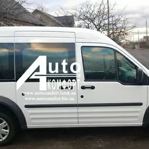Передний салон,  правое окно,  (короткая база) Ford Transit (Tourneo) Co