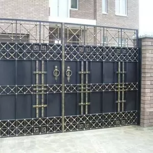 Кованые ворота на заказ в Житомире (Bent Iron)