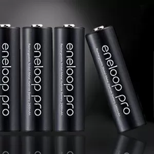 Аккумуляторы Panasonic Eneloop Pro AA 2550 mAh,  BK-3HCC,  500 циклов!