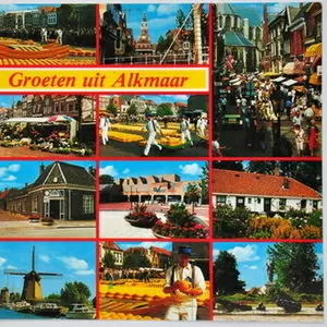 Распродажа коллекции цветных открыток с видами городов мира