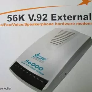 Зовнішній факс-модем Acorp 56K v.92 External