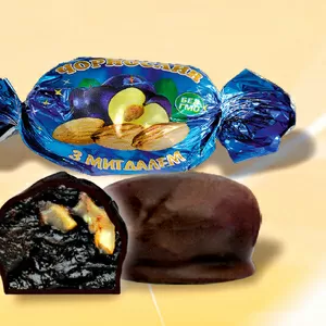 Конфеты шоколадные чернослив с миндалем